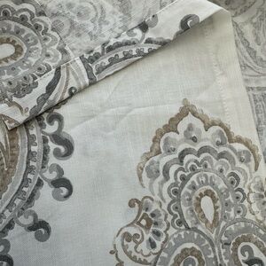 Envogue Paisley and Dot Patterned 90” curtain panels
